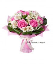 Roses and Alstroemeria